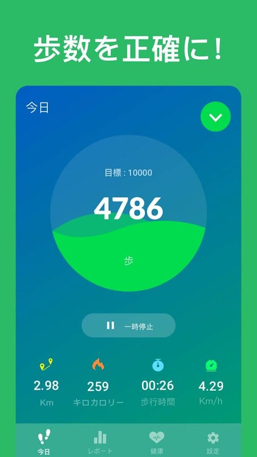 歩数計 スクリーンショット