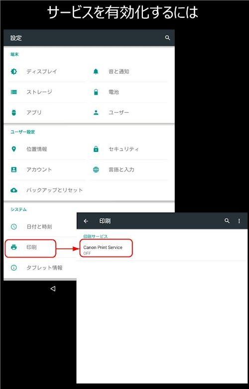 Canon Print Service スクリーンショット