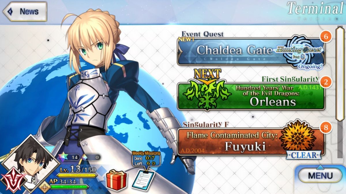 Fate/Grand Order スクリーンショット